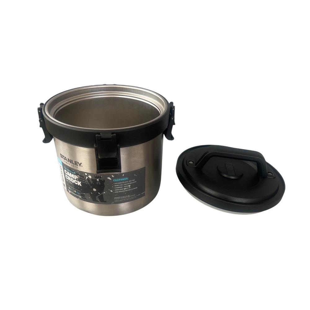Stanley Adventure Stay Hot Camp Crock 3qt Stainless Steel Vacuum Insulated Jar